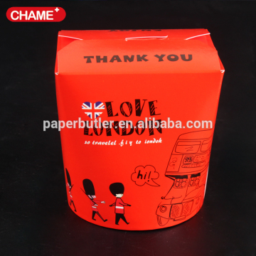 Family-style Round Base Noodle Packaging Box / Paper Packaging Box