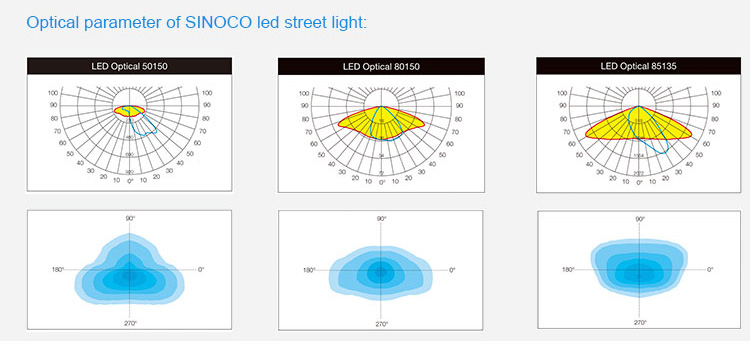 IP66 IK10 100W LED Street Light Aluminum Lamp Body 4000K/5000K Warm White Color Temperature for Road Application