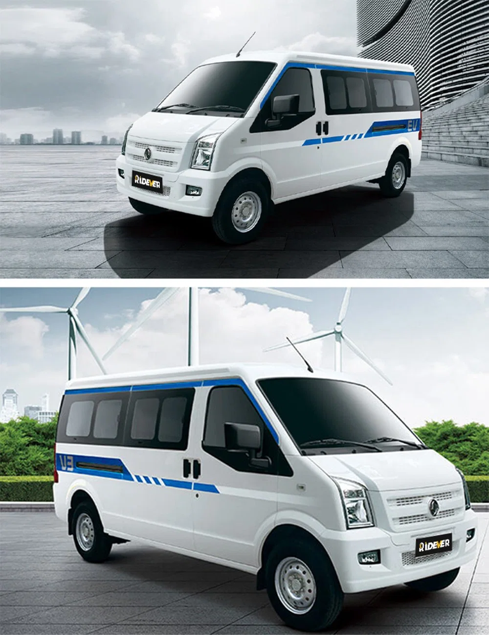 Ridever Cheap 2022 Dfsk Ec36 Mini Van 300 Miles Cruising Range Standard Version Optional Battery Electric Vans 0 Km Used Cars in China