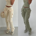 High Waist Jogging Ladies Overalls Custom