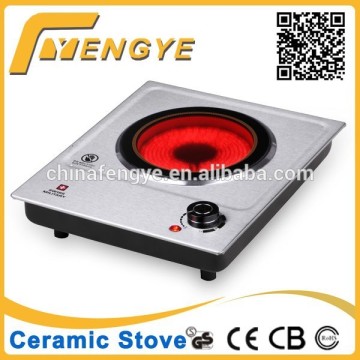 Ceramic cooking plate