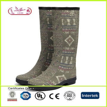 Sex ladies rubber rain boots / Fashion UK Style Comfortable Women Rubber Boots