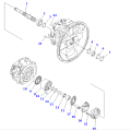 D85 Bulldozer Hidraulic Pump Piston Assembly 708-2H-33311