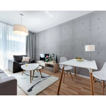 Customizable Grey Rectangular Perforated Concrete Wall Panel