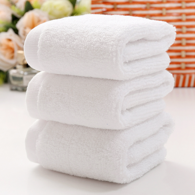 10pcs/lot Good Quality White Cheap Face Small Hand Kitchen Towel Hotel Restaurant Kindergarten Cotton Towel