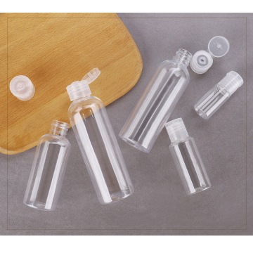 PET transparent bottle cosmetic clamshell bottle