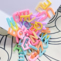 Various Letter Beads Charms Flat Back Mini Cabochon Handmade Craftwork Decoration Beads Slime Spacer DIY Toy Decor