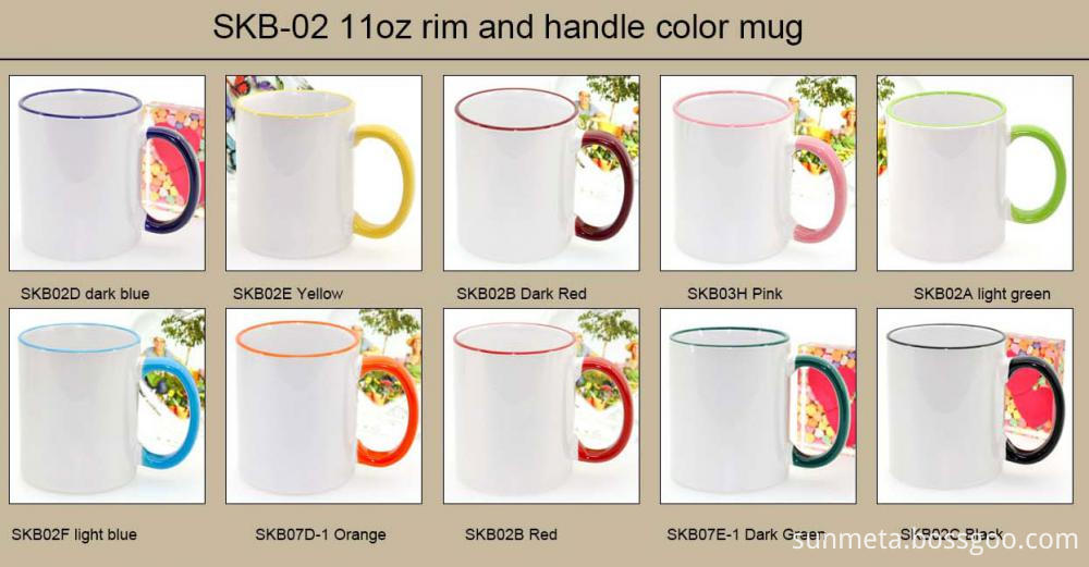 Sublimaiton color mugs