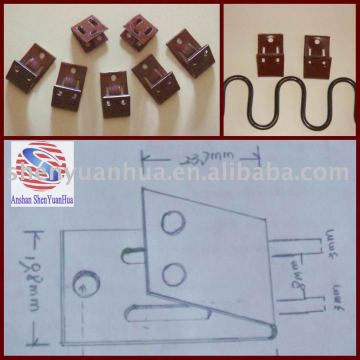 spring clip with plastic cover