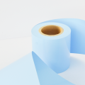 Hoja de plástico de poliestireno de poliestireno azul para imprimir