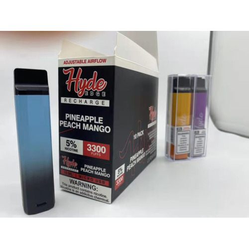 Hyde Edge Recarregável 3300 Puffs Vape descartável