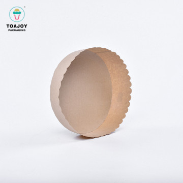 3 Inch Deep Round Cake Paper Pan Corrugated Baking Circles
