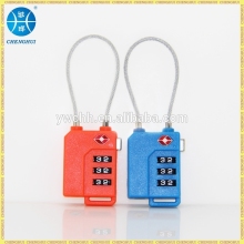 TSA approved cable lock tsa luggage lock