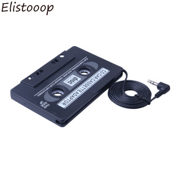 3.5mm Jack Car Cassette Universal Car Audio Cassette Tape Adapter for iPod MP3 CD DVD Player Black Car Stereo