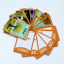 OEM Wholesale Custom Printed Educational Flashcards for Learning Games