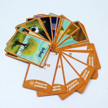 OEM Wholesale Custom Printed Educational Flashcards for Learning Games