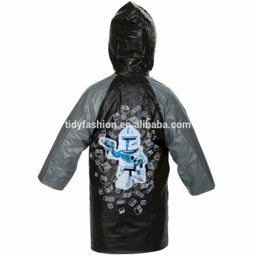 Customized PVC Kids Raincoat For Boys
