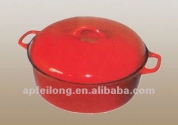 red enamel cast iron casseroles