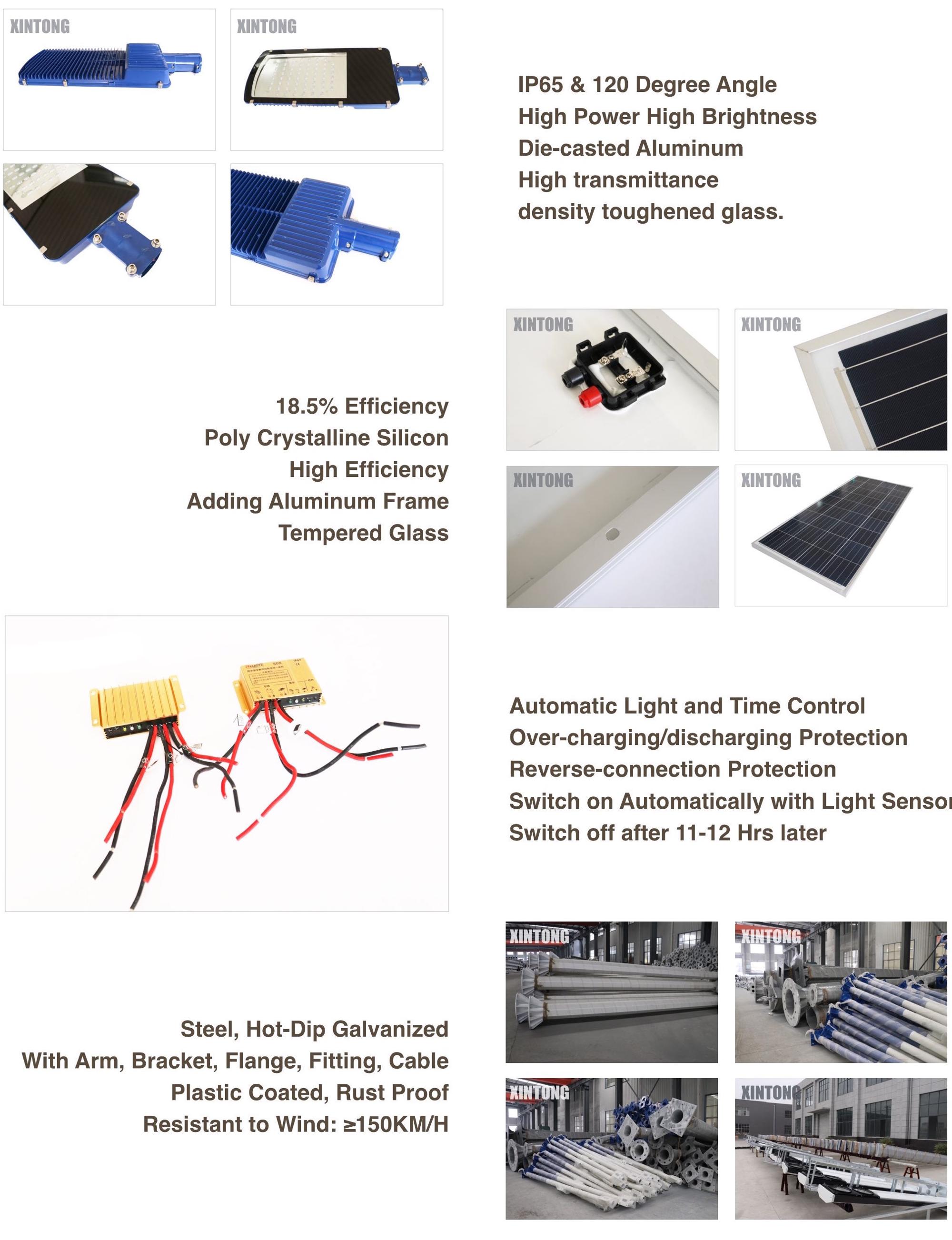 Manufacturer led street solar light price list