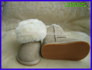hard sole double face sheepskin baby boots                        
                                                Quality Choice