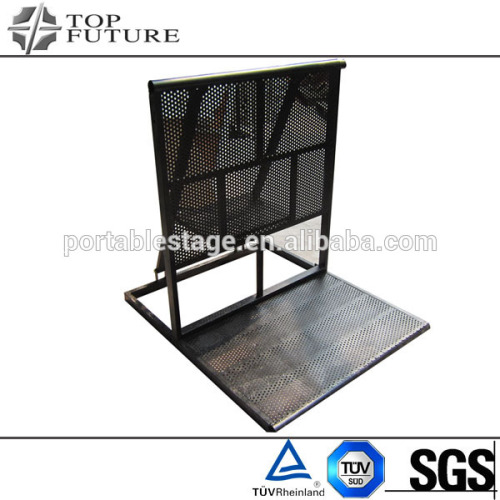 Newest promotional power coated crowd control barrier