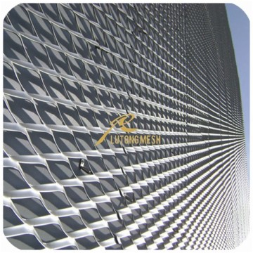 Fashion silver color aluminum Expanded Metal Mesh