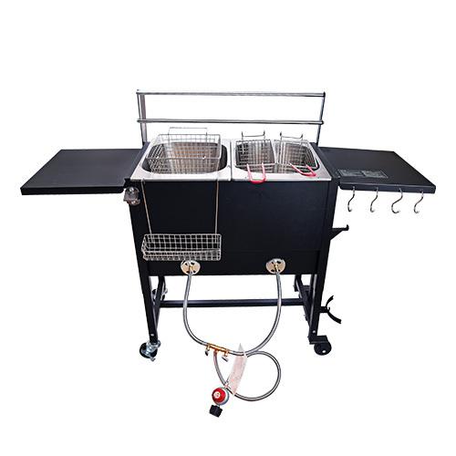 New Design Outdoor Gas Deep Fryer With Basket