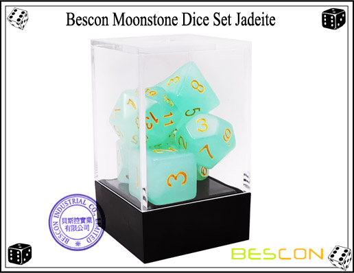 Juego de dados de jadeíta-3 Jadeite Dice Set-3