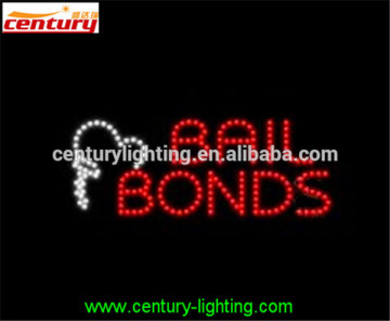 BAIL BONDS animated led sign