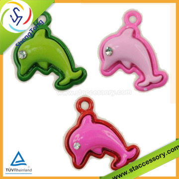 Plastic Rhinestone pendants for children jewelry making or handmade craft