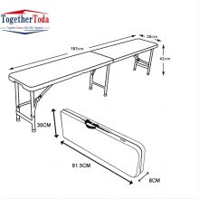Simple Hot Selling Foldable Benches Chair Table SET