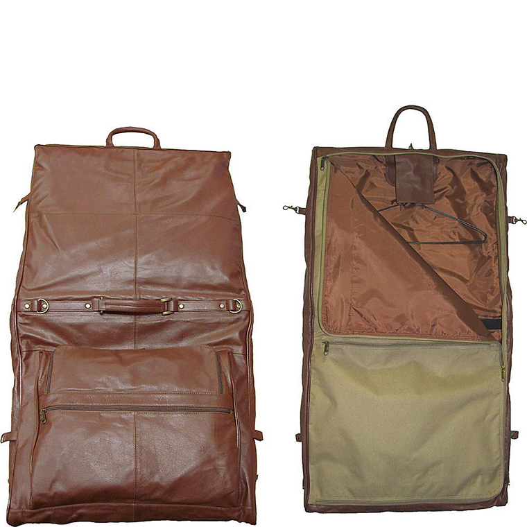Leder Kleidersack Leather Garment Bag