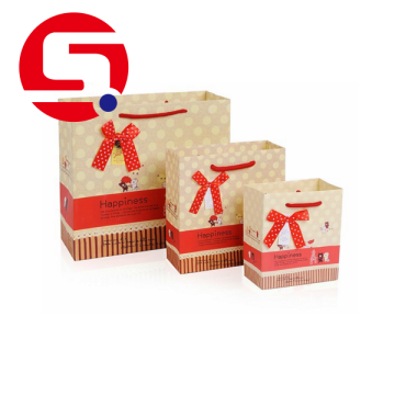 Custom Cheap Brown Kraft Paper Gift Bag