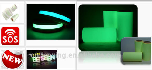 fluorescence film, fluorescent sticker,glow 10hours