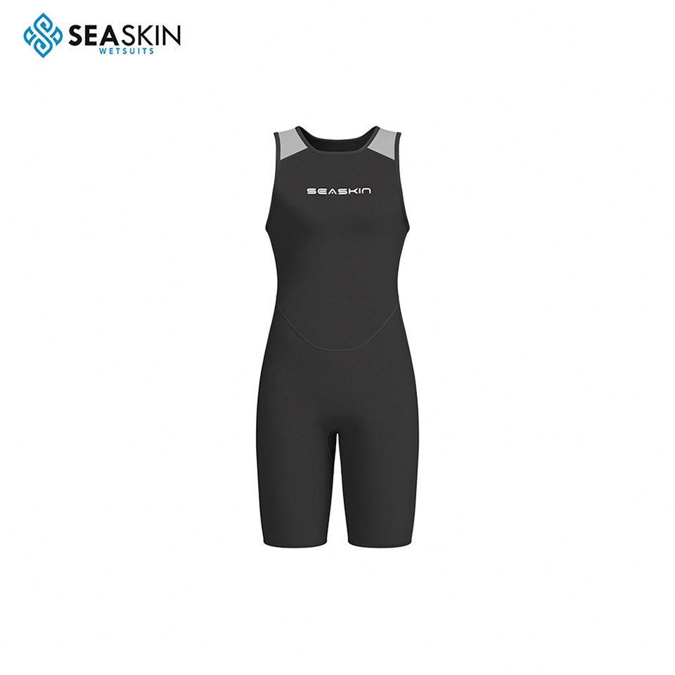 Seaskin Men Sleeveless Surf Wetsuit Summer Water Sports