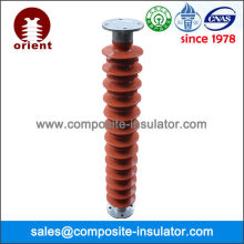 Composite polymer post insulators for substation