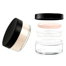 5ml Clear San Crystal Round Plastic Jar for Loose Powder Finishing Powder