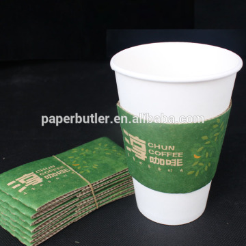 Paper cup sleeve,paper coffee cup sleeve
