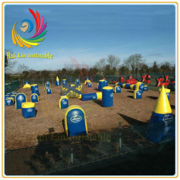 intriguing Inflatable Paintball Field/Inflatable Paintball Bunkers