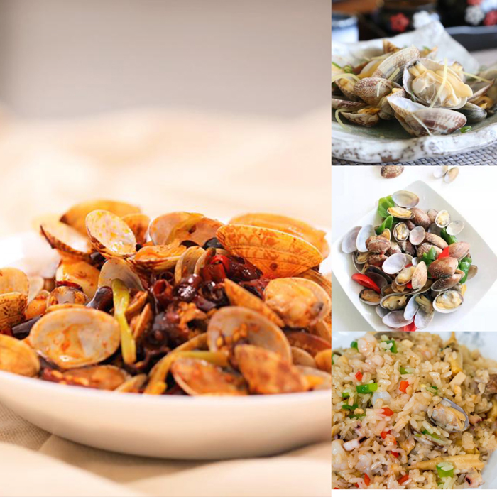 Zamrożony ugotowany małże małże