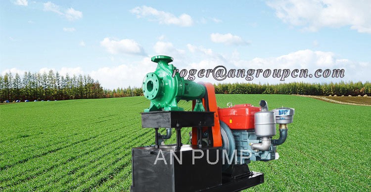 1200m3/h diesel engine pulley driven farm irrigation water pump