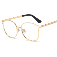 Manufacturer Spot Price Discount Optical Eyeglass Retro Round Golden Metal Frames Sunglasses