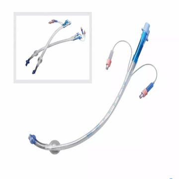 Disposable Medical Silicone Double Lumen Endobronchial Tube