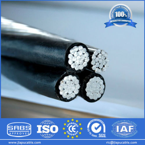 Direct Factory Supply XLPE / PVC Insulated Quadruplex XLPE Overhead ABC Cable