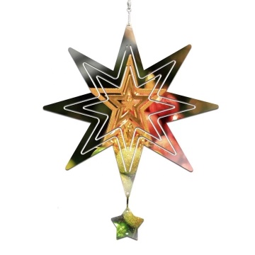 Star Blank Sublimation Wind Spinner: Custom Design and Personalized Wind Art