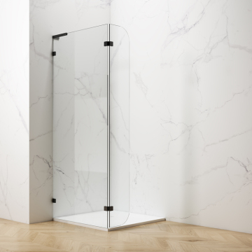 Walk In Showers With Hinge Swing Panel