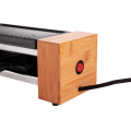 Bamboo Handle Raclette Grill voor 4 personen