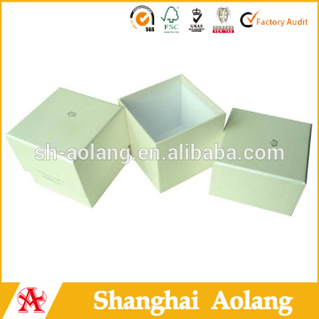 Fresh cube shape paper christmas gift ring boxes wholesale