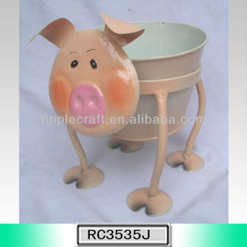 2013New Arrival Wrought Iron Planter Pot