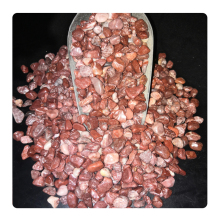 Wholesale Natural Red Tumbled Granite Pebbles for Gardens and Landscapes